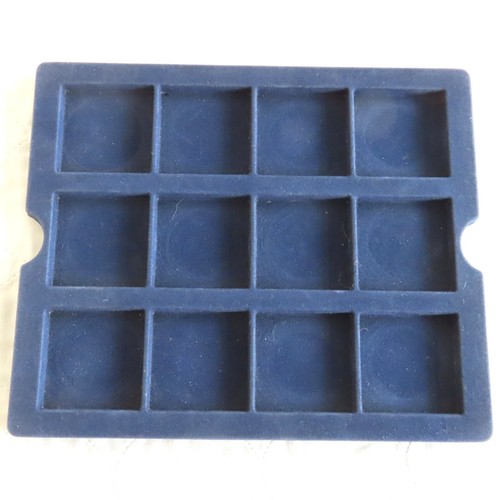 Coin dark blue tray - coin, for