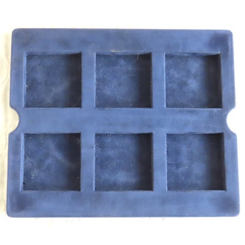 Coin dark blue tray - dark,