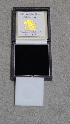 1990 royal mint gold - mint, proof