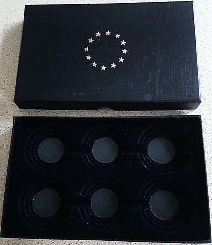 Empty coin presentation box - empty,
