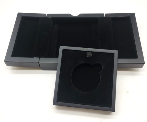 Coin presentation box black - coin,