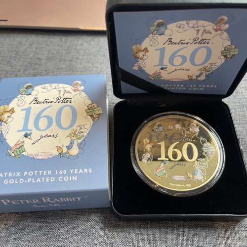 Beatrix potter 160 years coin - 160,