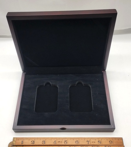 Coin presentation box storage - box,